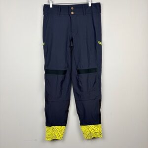 Wild Rye x Juliana Freyah Bike Pants Sz 10 Black Yellow MTB Cycling Trail